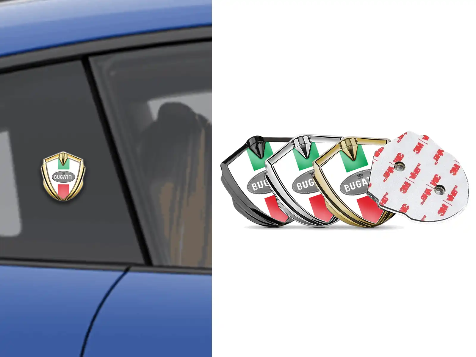 Bugatti Badge Auto Disegno Minimal Universale